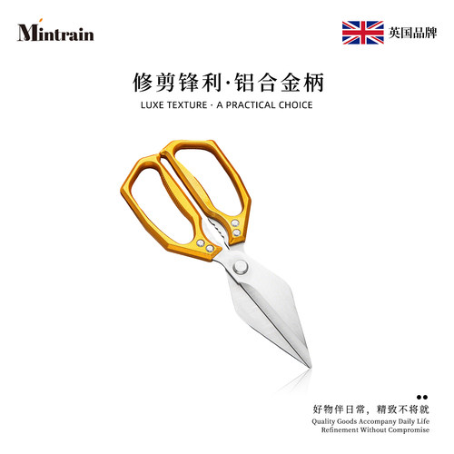 Mintrain英国厨房剪刀家用多功能强力剪鸡鸭鹅骨头用锈钢厚  AM60