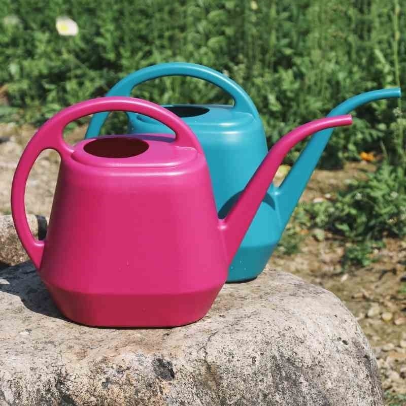 4L大容量长嘴浇水壶家用塑料园艺工具洒水壶休闲绿植盆栽浇花壶