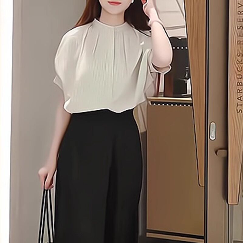 时尚休闲套装女夏新款宽
