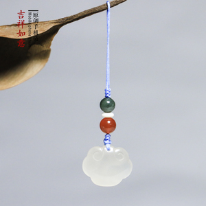 手机挂绳葫芦如意挂件男女款古风礼物玉石吊坠汽车钥匙扣饰品镇宅