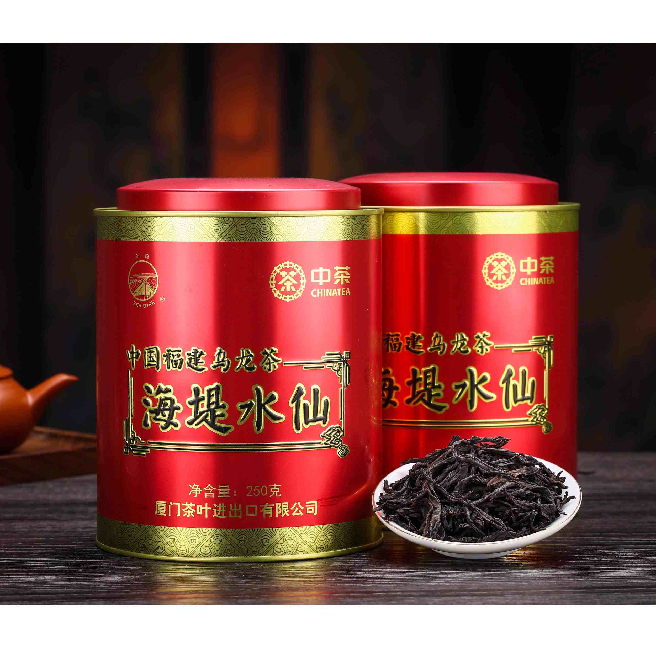 海堤水仙369乌龙茶250克/1罐装武夷岩茶一级口粮大红袍茶叶正品