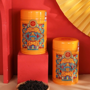 和德元黄罐水仙特级武夷岩茶叶足火候浓香型125克/罐装大红袍正品