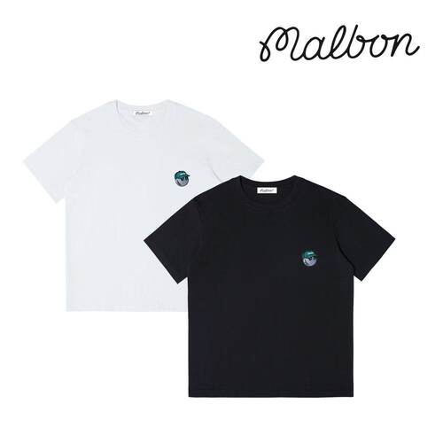 MALBONGOLF男女纯棉刺绣T恤
