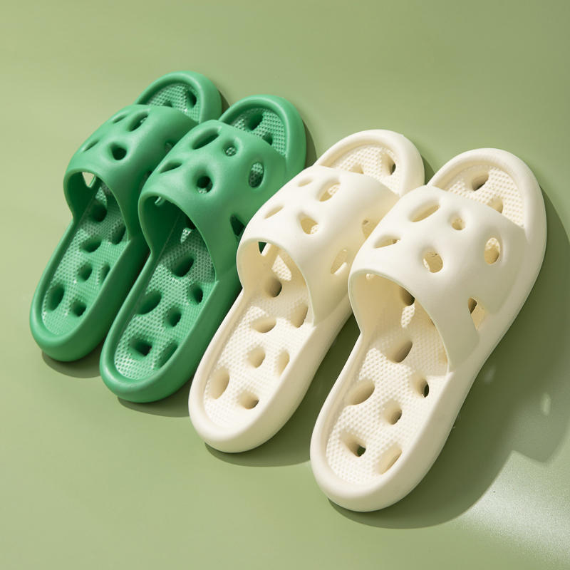 漏水拖鞋女浴室防滑洗澡镂空夏季