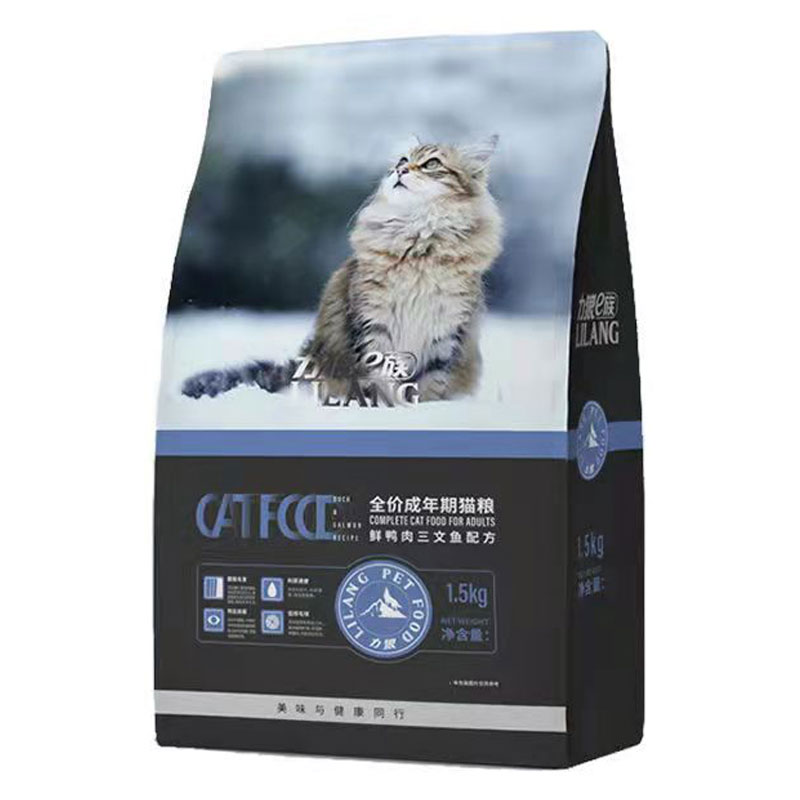 力狼猫粮全价猫粮鲜肉成猫蓝猫布偶流浪猫营养增肥发腮全阶段3斤