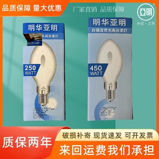 上海明华亚明自镇流汞灯125W160W250W450W工厂照明灯