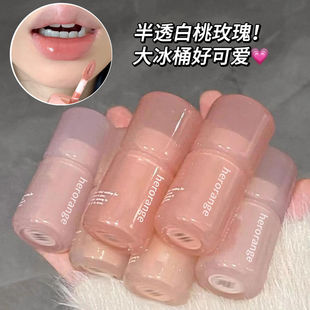 裸色系白开水!素颜淡妆唇釉女镜面水光纯欲唇蜜口红滋润学生平价