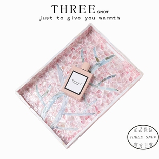 THREE法式 贝壳托盘 轻奢托盘家用客厅茶几茶盘高级感餐桌收纳置物