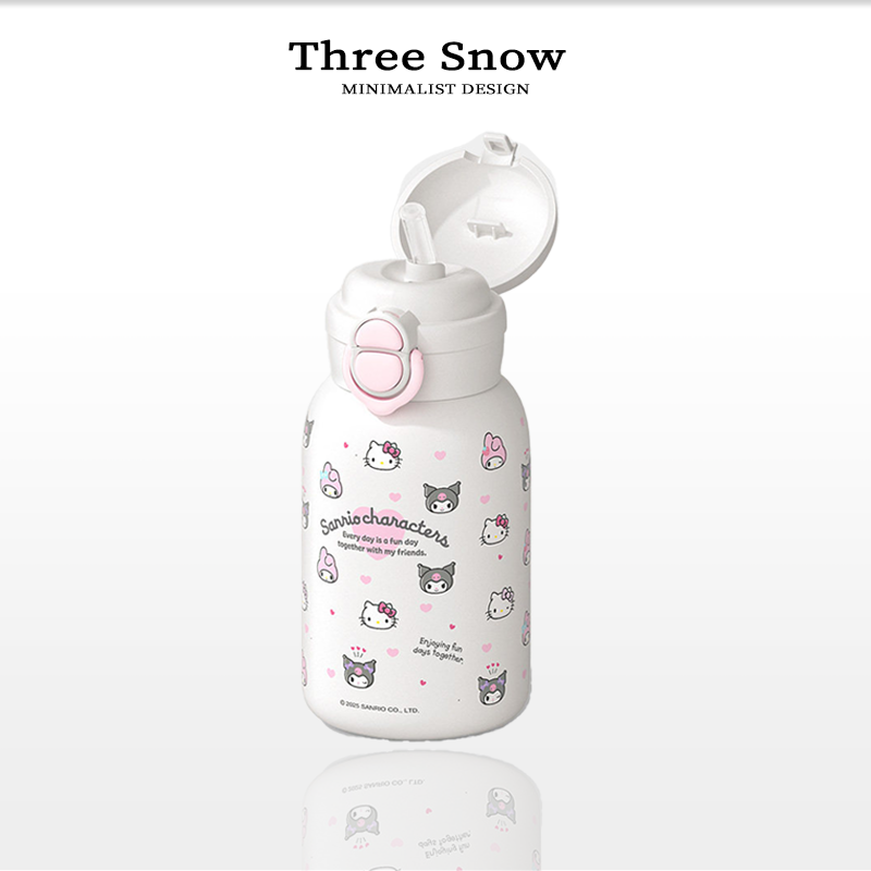 日本三霜卡通保温杯女生可爱带吸管水杯新款2025高颜值双饮杯礼物,餐饮具,保冷/保温杯,淘宝优惠券,粉丝福利购,淘宝优惠卷