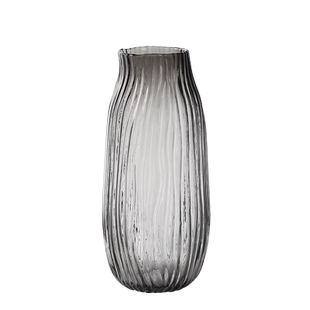 轻奢北欧居家创意玻璃花瓶透明水养鲜花玫瑰百合客厅装饰品插花瓶