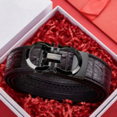 腰带自动扣牛皮纯商务裤 男士 带男高端真皮带 真皮2025新款 皮带男款