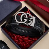 纯牛皮高档裤 男士 皮带2025新款 腰带奢侈品休闲腰带送爸爸男友老公