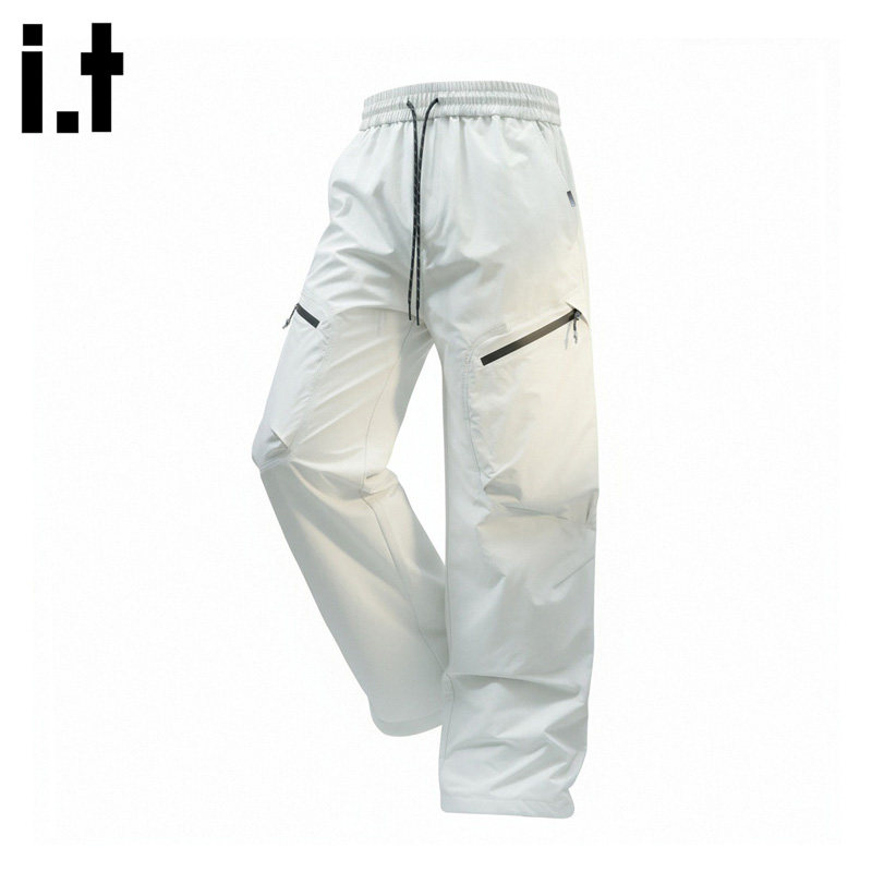 it FIVE CM工装羽绒裤男冬季加厚保暖多口袋直筒户外滑雪休闲长裤,男装,羽绒裤,淘宝优惠券,粉丝福利购,淘宝优惠卷