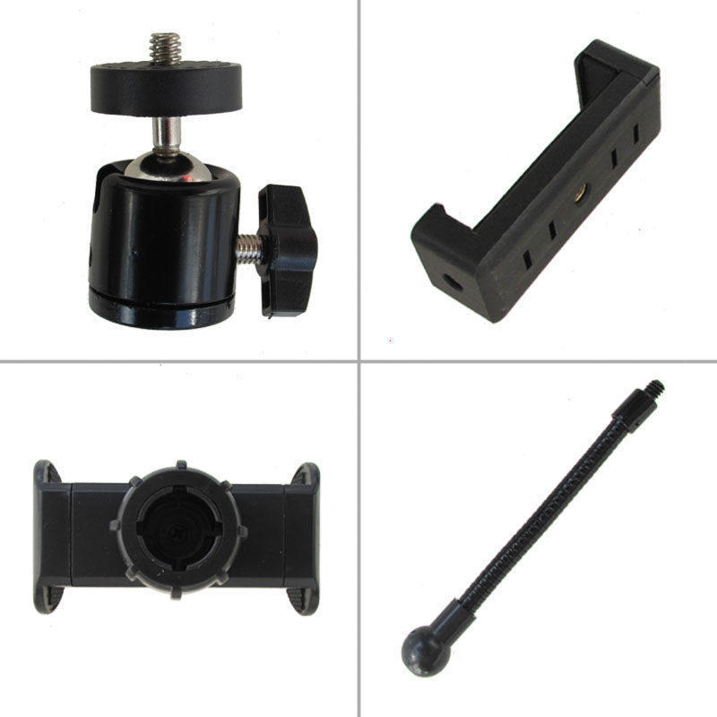 手机直播支架三脚架旋转夹子手机夹