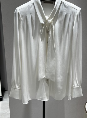 歌家女装  白色桑蚕丝上衣 EWF333C03200