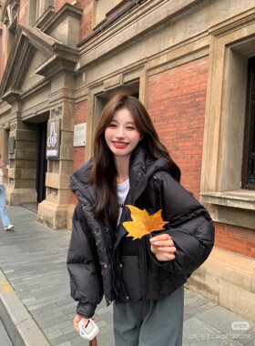 歌L思   25年全标大货   黑色羽绒服