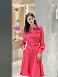 EWE343Y00600 非凡洋红连衣裙 歌L思 23年样衣