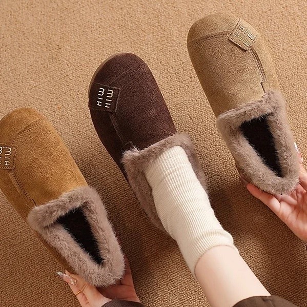 2025款勃肯鞋毛毛鞋子外穿鞋冬季