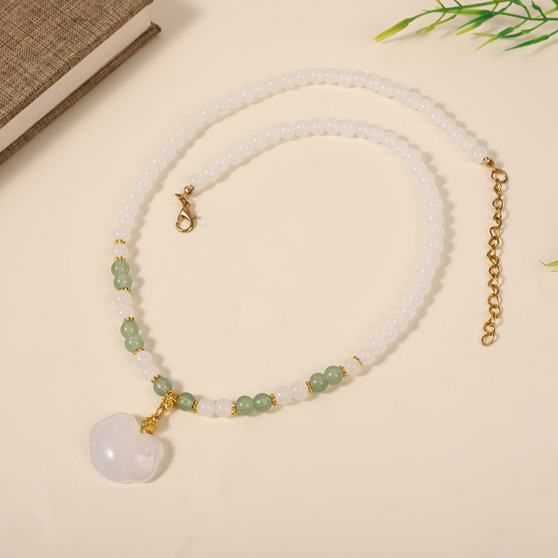 古风汉服璎珞项圈珍珠项链宋制配饰品流苏新中式古装古典首饰品女