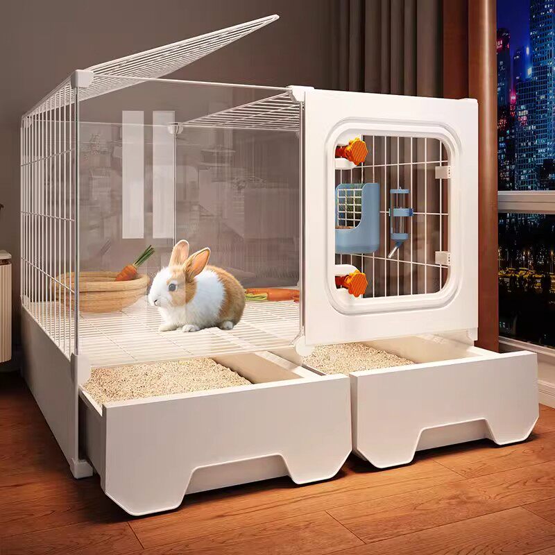 透明观景兔子专用笼带厕所清粪四季通用宠物别墅家用室内大号兔窝,宠物/宠物食品及用品,兔笼,淘宝优惠券,粉丝福利购,淘宝优惠卷