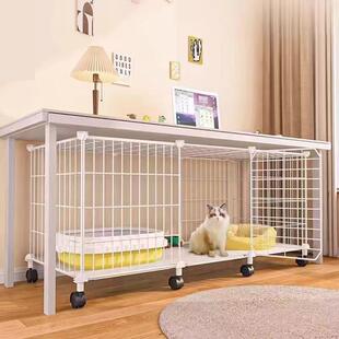 猫笼子不占地家用室内两层超大自由空间小型猫屋宠物狗笼空笼猫窝