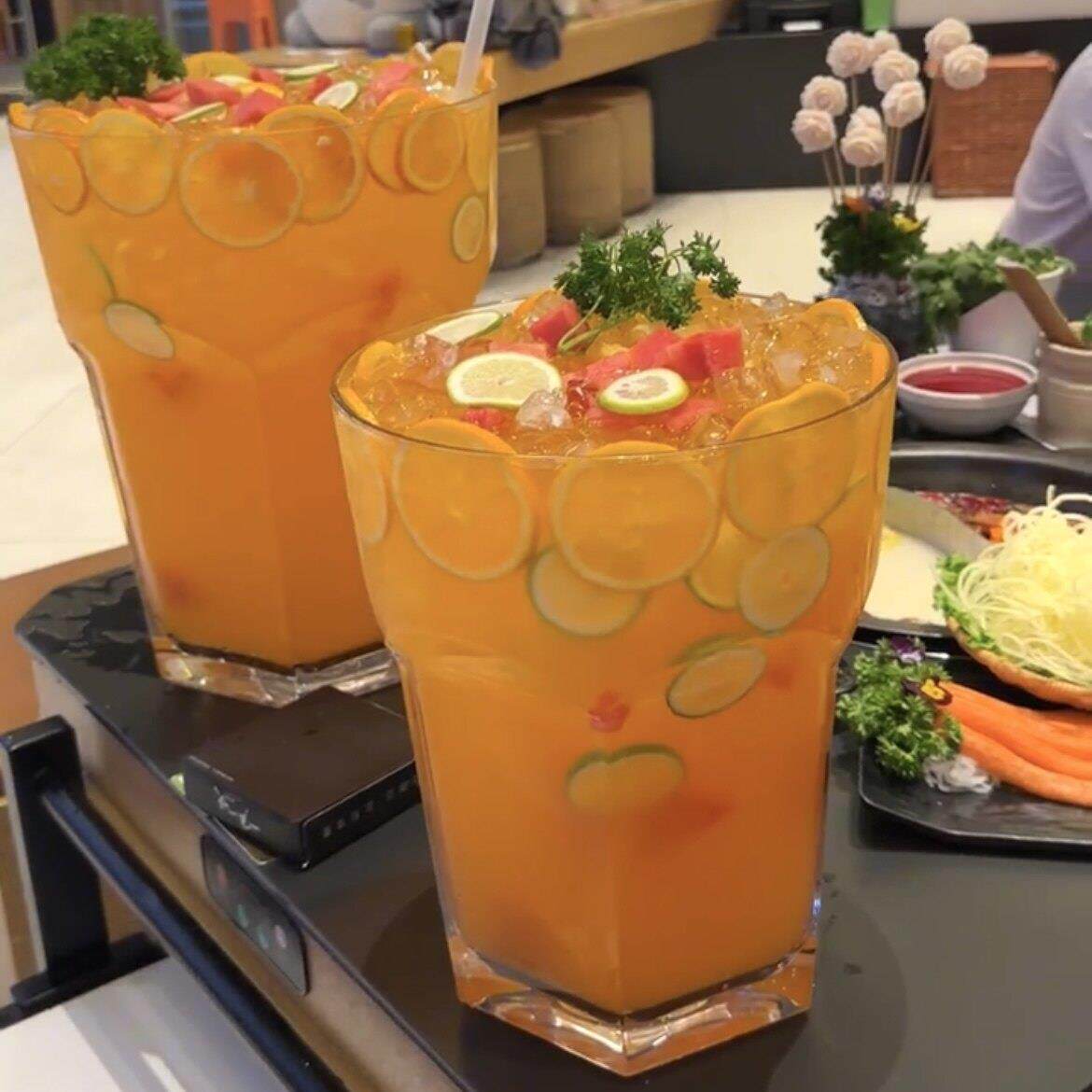 巨无霸酒杯超大玻璃杯特大号4000ml饮料杯酒吧餐厅吨吨桶大果茶杯