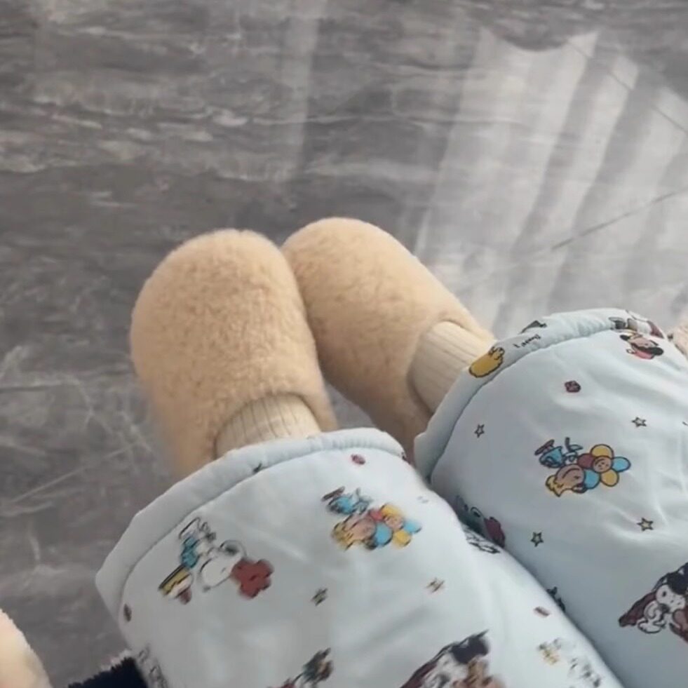 儿童冬季2026新款珊瑚绒摇粒绒棉拖鞋男女童秋冬保暖防滑居家鞋