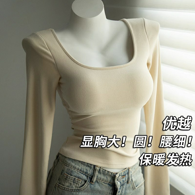 趣安芬秋冬款外扩保暖发热打底衫