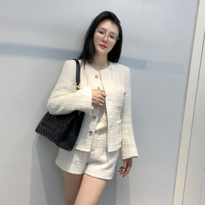明星同款新款小香风外套装女装
