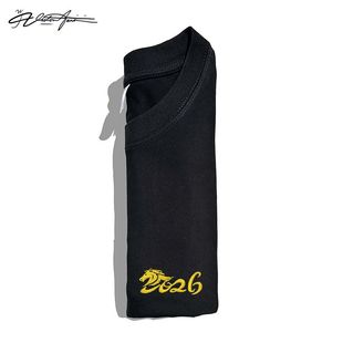 【刺绣】“2026”字样马国潮刺绣纯棉短袖T恤男女同款宽松潮流百