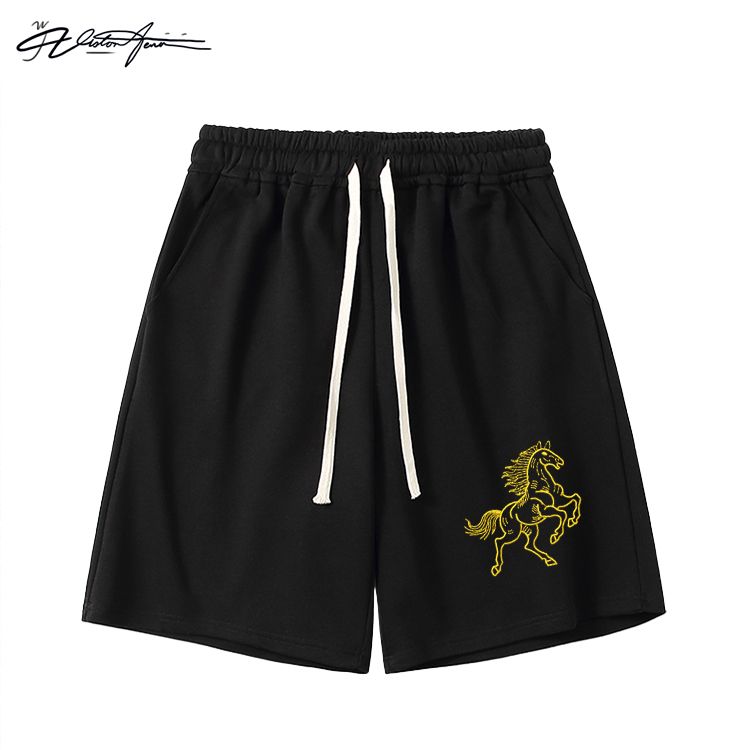 【刺绣】502金马短裤运动休闲五分裤宽松速干男士篮球沙滩裤