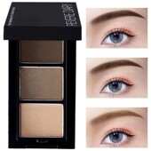 三色眉粉眼影修容一体盘便携持久防水防汗不脱色小样