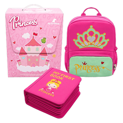 周岁礼物女宝公主早教布书满月礼