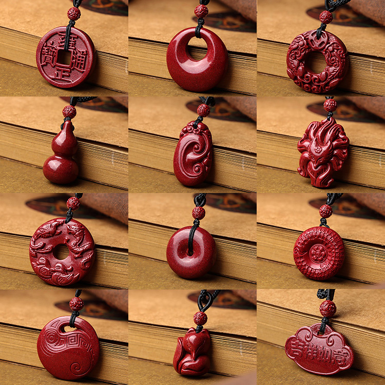 天然新款民族风吊坠编织如意锁