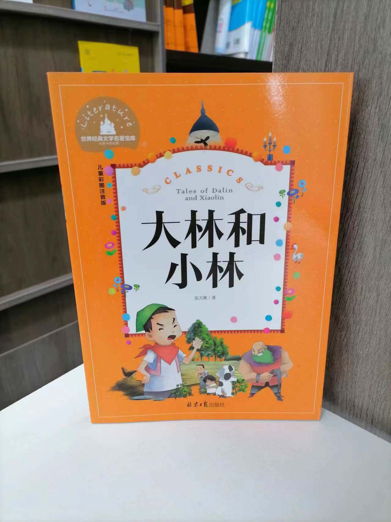 包邮 正版图书世界经典文学名著 大林和小林 彩图注音版 小学生课外阅读书籍