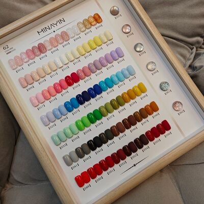 茗伊希绘雅62色甲油胶