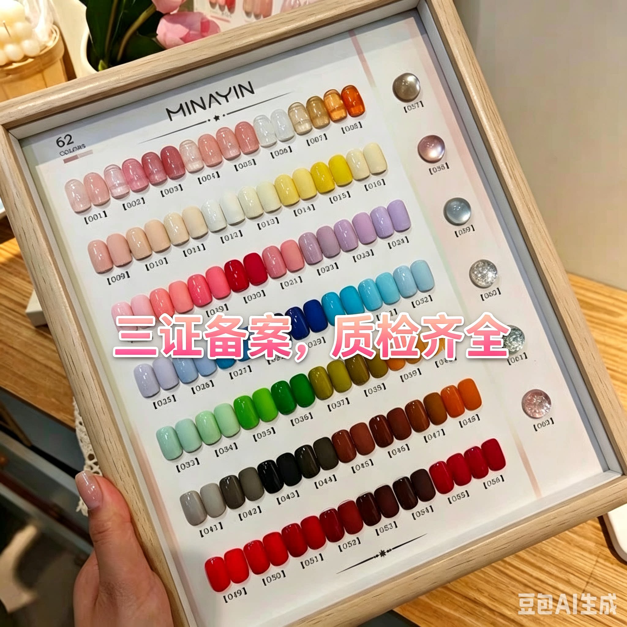 茗伊希绘雅62色美甲指甲油胶一整套网红流行美甲店开店扩客甲油胶