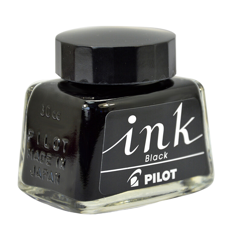 日本进口Pilot百乐钢笔墨水INK-30非碳素墨水钢笔用卡利贵妃/78G/88G/笑脸钢笔小学生钢笔墨水大容量蓝黑色