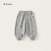 百搭中小童运动裤 宥宝童装 新品 可爱绣花束脚卫裤 男童裤 子2026春季