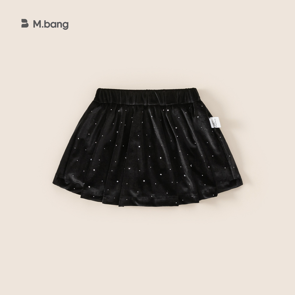 邦选童装2025新款冬装儿童裙子女宝宝百褶裙千金风钻石女童