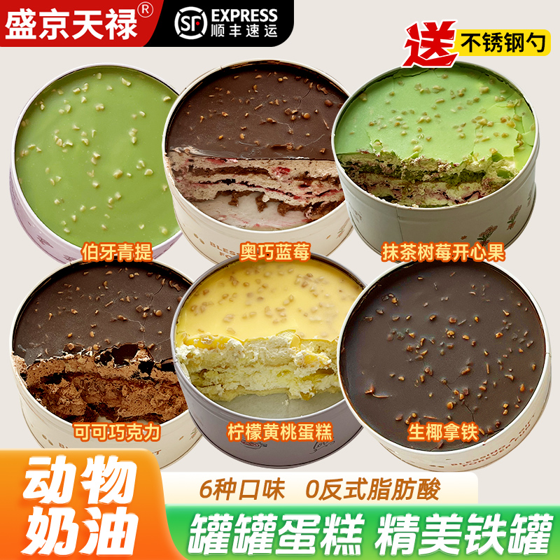 蛋糕铁罐子慕斯甜品小蛋糕巧克力罐罐装零食盒子网红七夕礼物顺丰