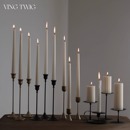 饰烛台 创意烛台香薰蜡烛台底座婚礼派对圣诞家居装 欧式 复古法式