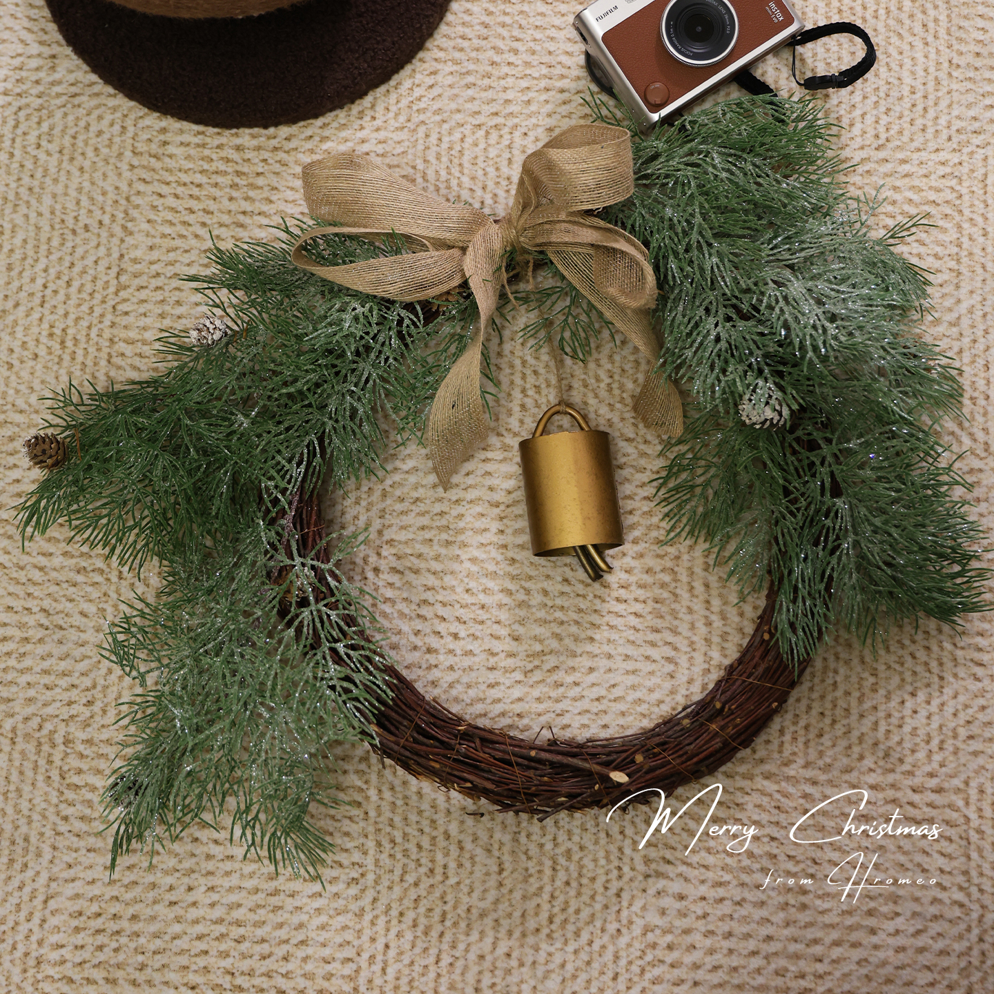 圣诞节花环门挂christmas装饰品