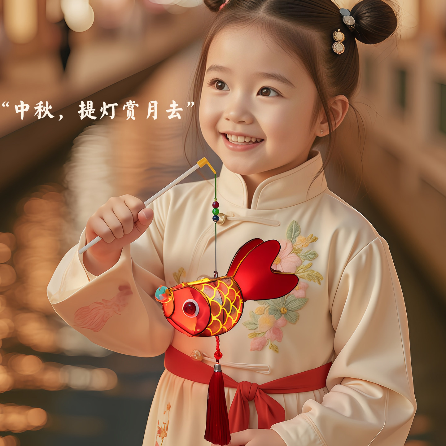 中秋非遗锦鲤鱼灯花灯图片