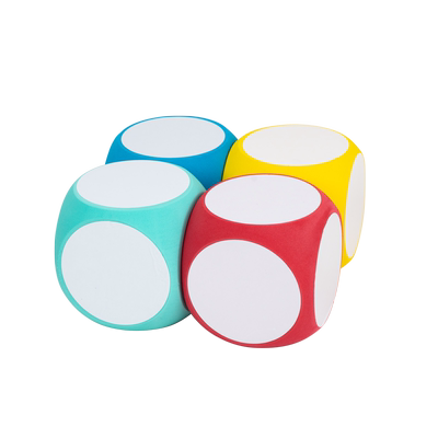 幼儿园小学英语教具课堂道具游戏擦写白板骰子dry erase blocks