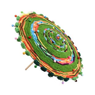 幼儿园中大班儿童diy手工毛线编织伞材料包自制教玩具区域角投放