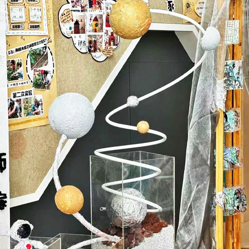 幼儿园环创铝塑管婚庆pvc造型管吊饰拱门可弯曲百变管创意花艺杆