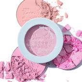 JILLLEEN单色柔雾腮红盘高光修容女蜜桃腮蓝腮紫哑光提亮膨胀色