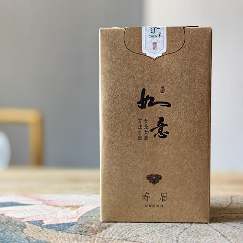 福鼎白茶君正如意寿眉散茶口粮茶100克小盒简装2022年