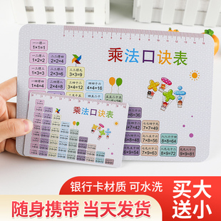 背诵神器拼音 九九乘法口诀表小学生一二年级99乘法口诀表数学公式